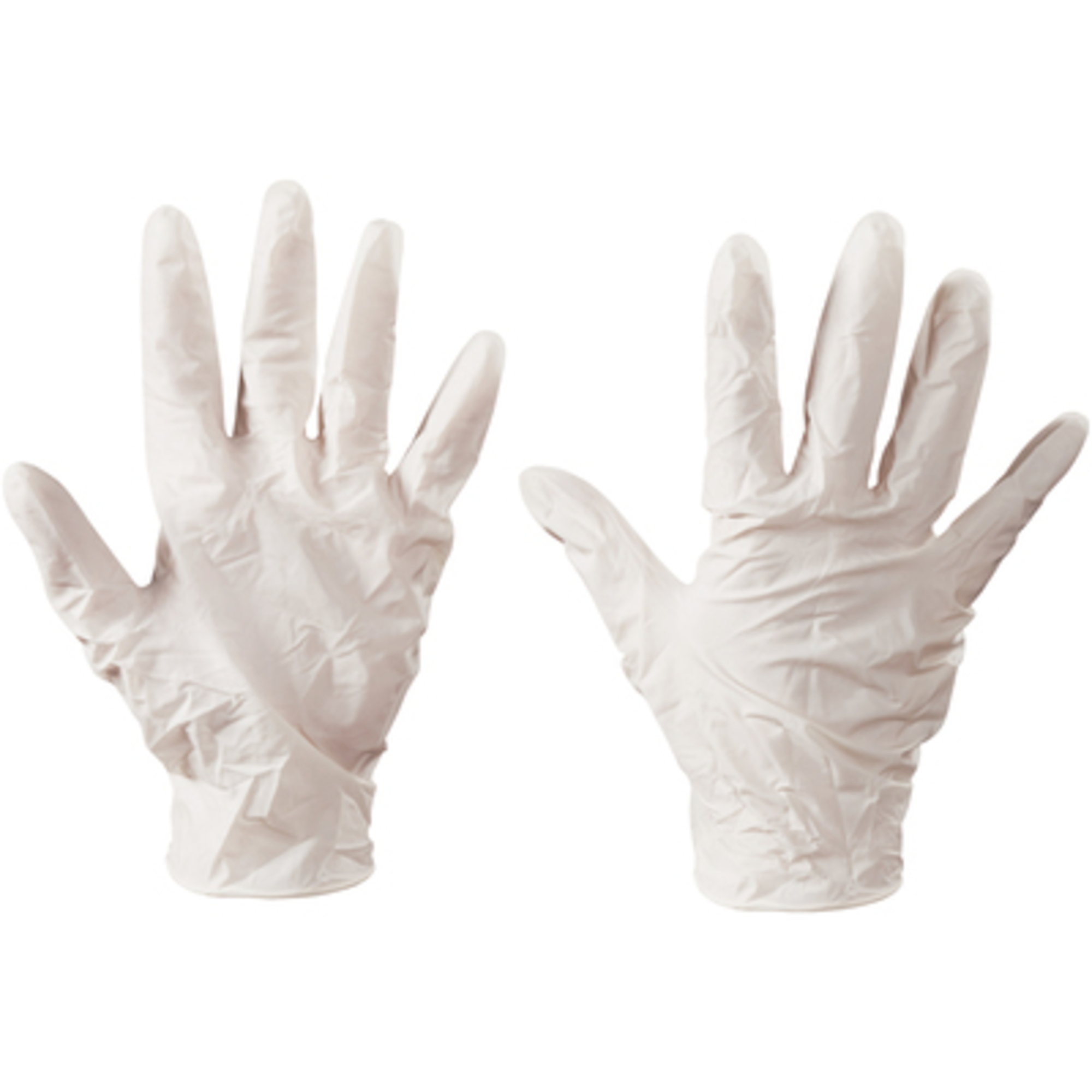 Stock Packaging Latex Industrial Gloves PwdF - Large 100/CS